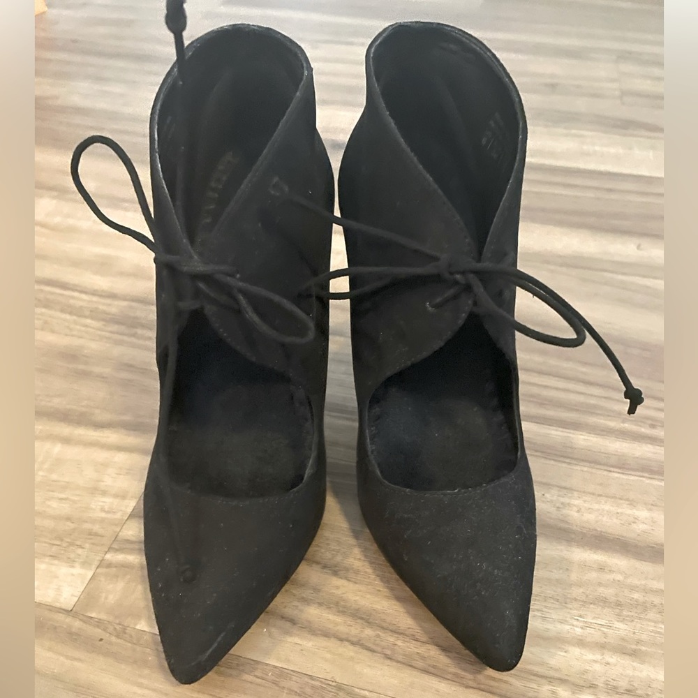 Aldo Black Heel Booties